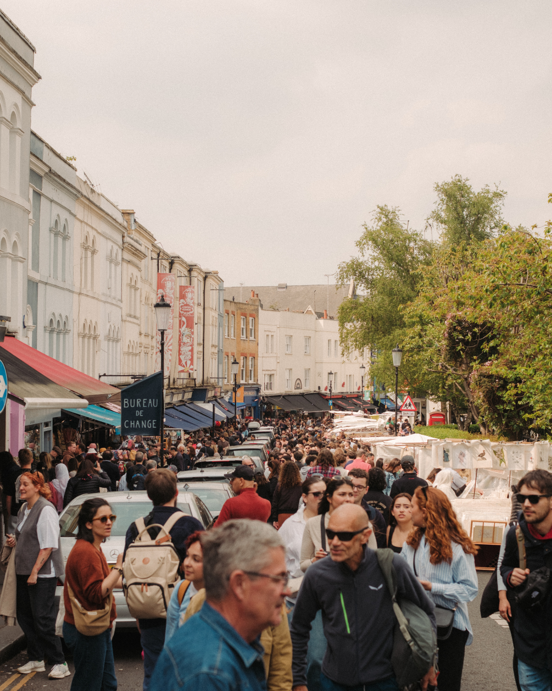 People at Portobello Market